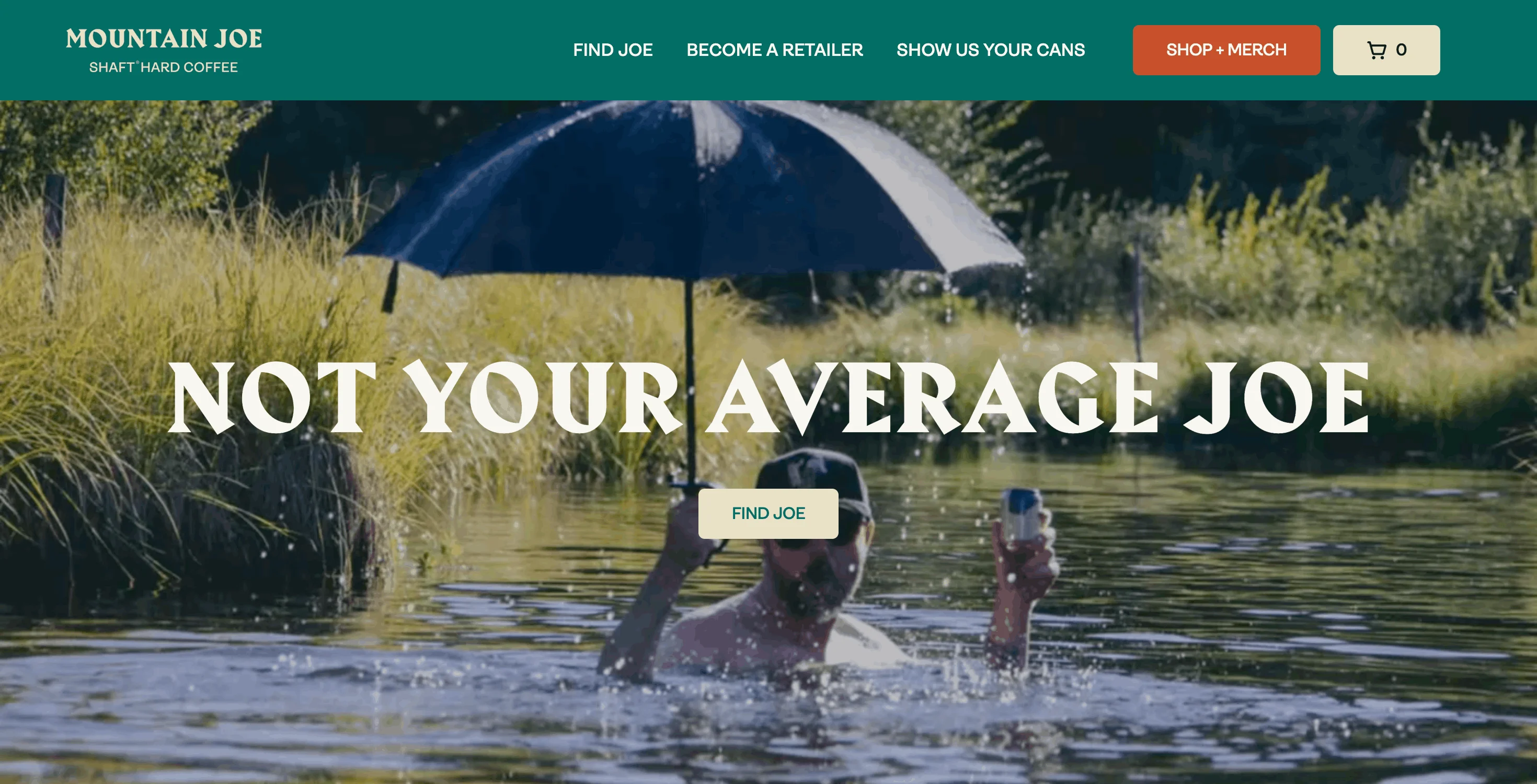 Mountain Joe — Food & Beverage project